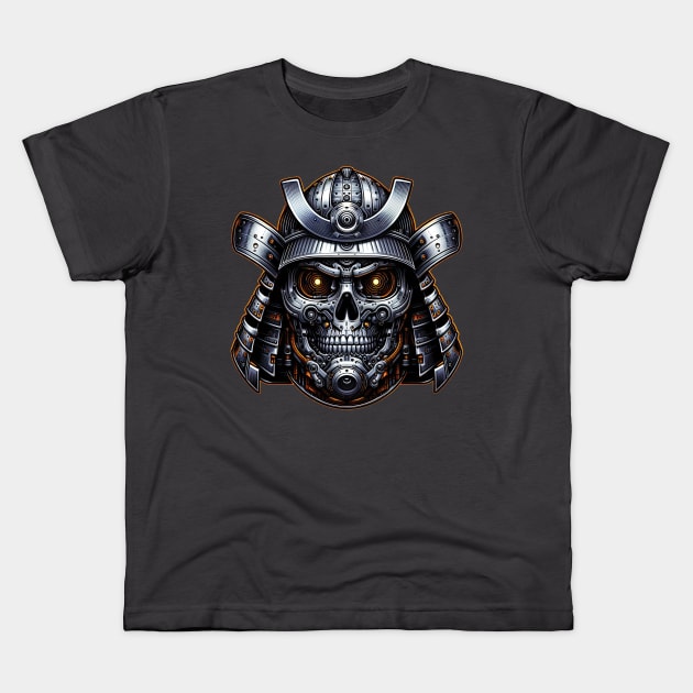 Cyber Samurai S01 D18 Kids T-Shirt by Houerd